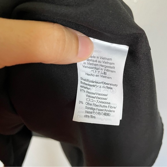 Madewell Lucie V-Neck Smocked Mini Dress in Oval Polka Dot - size 10 - Picture 12 of 15